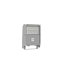 outdoor spot WIN PRO 20 A/W swivelling, static IP66, grey, powder coated 