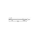 RADIUM LED StarPlus T8-RetroFit , RL-T8 36 FOOD 833/G13 EM