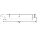 RADIUM LED R�hrenlampe DC-TUBE LED T8 NEO 18 840/G13, 60cm, 18.5-20.5V DC / 350mA, G13, 6.9W 4000K 1215lm 160�, dimmbar