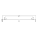 RADIUM LED Linienlampe RaLEDina RL-RAL2 120 200� 9,8W, 2700K, dimmbar, wei�