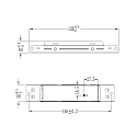 RADIUM Konstanstrom LED Treiber DC DRIVER 15W/350mA, IP20, 200-280V AC/DC, sek. 33-42V DC / 350mA, 11.5 - 14.7W, schaltbar
