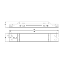 RADIUM Treiber zum Leuchten-Einbau, f�r DC LED Lampen /  Strips / Module, DRIVER 200-350mA, IP20, stromkonstant, schaltbar, 20W