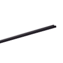 U profile MEDIUM U-FLAT 27/10.2/B2C2 - 2M flat, surface-mounted version, black, anodised