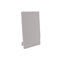 end cap PROFILE MEDIUM U, white