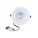 downlight GLAN M � 237MM Plug&Play rigid, CCT Switch, UGR < 19, multipower IP20, white 