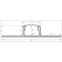 Rutec Alu-Fliesenprofil FP1 Aluminium Fliesenprofil 2 Meter