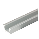 Aluminum collar profile high 23/18K, 2m, anodised