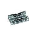 direct connector VARDAFLEX 0.8CM - GAPLESS 2-pole, mat, transparent