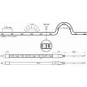 Outdoor LED Strip VARDAflex ECO AC, IP65, 56 LED/m, 230V AC, 9W/m, CRi >90, 50 Meter / 1.7cm, schaltbar, 3000K 760lm/m 120�