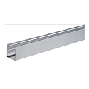 Aluminiumprofil OSMIUM SVQ/TVQ, silbergrau, eloxiert, 2 Meter