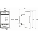 Rutec DALI-2 Push Dimm-Aktor DC REG DALI-2 DT6 f�r 12/24V, mehrfarbig
