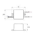 Rutec LED converter, 700mA, 2,1-3,5W, 3-5V, 100-240V AC, static