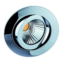 LED Einbaustrahler TALU, IP20, 350mA (exkl. BG), 8W 2700K 694lm 40�, CRi>90, dimmbar, schwenkbar, chrom