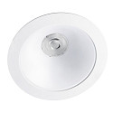 LED Downlight CYRA+ S, IP20, � 20.7cm, 230V, 7/9/14/18/24W (multi), DALI dimmbar, starr, wei�, 3000K 60�, Reflektor wei�