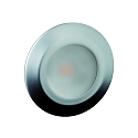 LED M�beleinbau-Strahler LARA AC V2, IP44, rund, � 8.2 cm, 230V AC, 6W 3000K 519lm 95�, schaltbar, starr, chrom matt