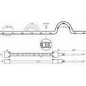 Rutec LED Strip VARDAflex ECO AC, 9W/m, 4000K, 800lm/m, 230V, IP65