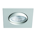 LED Einbaustrahler BAN COB, IP40, quadratisch, 350mA (exkl. BG), CRI >90, schwenkbar, 7W 3000K 640lm 40�, wei�