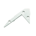 end cap STARI PROFILE DIRECT SP49/25 left, aluminium