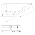 Rutec Projekt Voutenleiste 7,4x17,3 rund PU-Schaum-Leiste, 200cm