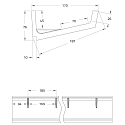 Rutec Projekt Voutenleiste 7,6x17,1 eckig PU-Schaum-Leiste, 200cm