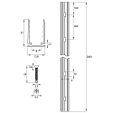 Rutec Projekt profile ECO VARDAFLEX NEON / 2M, aluminium