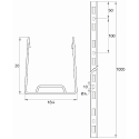 Rutec Projekt Zubeh�r f�r LED Strips VARDAflex SVQ/TVQ - Edelstahlprofil V4A/AS316, chlor-,l�sungsmittel- und seewasserbest�ndig, 100cm