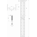 Rutec Projekt profile VARDAFLEX PLATIN 272� TVQ - 1M flexible, aluminium