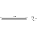 Rutec Projekt Spezial-LED Lichtleiste VARDAflex NINQE PLUS, IP54, 24V, 500mA, f�r K�hlger�te, CRI80, exkl. BG, starr, 118cm, 12W 6000K