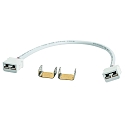 connector VARDAFLEX 8MM...10MM with feed-in option, bendable, white
