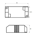 Rutec Projekt LED Netzger�t, IP20 / sek. 24V, 1500mA, 36W, Schraubanschluss, spannungskonstant, schaltbar