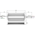 Rutec Projekt Outdoor DALI-2 Dimm-Aktor AC, IP67, 300W, DALI-2 DT6, f�r 24V DC, einfarbig, 1 Adresse, 1 Kanal, adressierbar vom Master