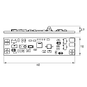 Rutec Projekt CV Gestensteuerungs-Proxi-Dimmer SELECT, f�r 2-farbige LED Strips VARDAflex, 12-24V DC, 72-144W, f�r Einbau in Aluprofile