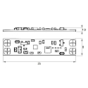 Rutec Projekt Zubeh�r f�r LED Strips VARDAflex - Magnetschalter-CV, IP20, statisch, 12-24V DC, 36-72W, schaltbar