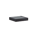 battery solar lamp ALA WALL with sensor IP65, graphite grey