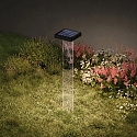 SIGOR LED Akku-Solarleuchte SCOTTY, 2,6W, 3000K, 210lm, IP65, mit Tageslichtsensor, graphitgrau 