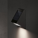 SIGOR LED Akku-Solarleuchte ECOSTEP WALL Wandleuchte, 2,2W, 3000K, 200lm, IP65 mit Tageslichtsensor, graphitgrau 