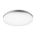 LED Ceiling luminaire CIRCEL, �27cm / height 4.3cm, IP20, dimmable version, 29W 3000K 1950lm, white