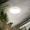 SIGOR LED Aufbauleuchte SHINE, 300mm, 110�, 10/18/24W, 3000/4000K, 1000/1800/2300lm, Ra90, DALI, IP20, wei�