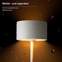 SIGOR LED-Akku-Tischleuchte VELUNA, mit Kontakt-Ladestation + USB-C, IP44, 1W 2200K/2700K (FlexMood), dimmbar, d�nenbeige