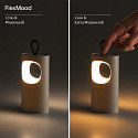 SIGOR Mobile LED-Akku-Tischleuchte LUNARI, IP44, 1.4W 2200K/2700K (FlexMood) 90/100lm, mit Touch-Dimmer + USB-C, goldfarben