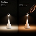 SIGOR battery table lamp NUDROP MINI CCT Switch, with touch dimmer IP54, sunny yellow dimmable