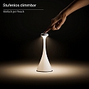 SIGOR battery table lamp NUDROP MINI CCT Switch, with touch dimmer IP54, sunny yellow dimmable