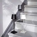 battery table lamp NUINDIE USB-C round, CCT Switch, with touch dimmer IP54