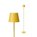 SIGOR LED Akku-Stehleuchte NUINDIE USB-C, 120cm, 2,2W, Flex-Mood, 2200K/2700K, IP54, 168/197lm, Ra85, dimmbar, rund, sonnengelb