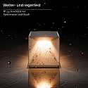 SIGOR LED-Akku-Tischleuchte NUTALIS, IP54, 2.8W 2200/2700K (FlexMood) 130lm, Easy-Connect, dimmbar, graphitgrau