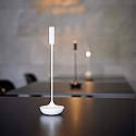 SIGOR battery table lamp NUCANDLE IP54, glossy, white dimmable