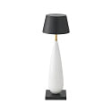 LED Akku-Tischleuchte THALA, 2.3W 2200K/2700K (Flex-Mood), mit Touch-Dimmer, IP65, keramikwei�/nachtschwarz