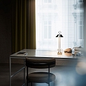 SIGOR Outdoor LED Akku-Tischleuchte NUDIDEROT, IP54, 2.2W 2200/2700K (Flex-Mood), mit Touch-Dimmer + Easy-Connect, chrom