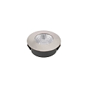 recessed luminaire DILED 60 flat, rigid, Dim-To-Warm IP30, steel dimmable 5W 300lm 2100-2700K 36� 36� CRI 95
