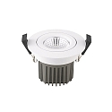 LED Einbau-Downlight DILED 68, IP20, � 8.5cm, 10W 3000K 640lm 36�, dimmbar, schwenkbar, wei�